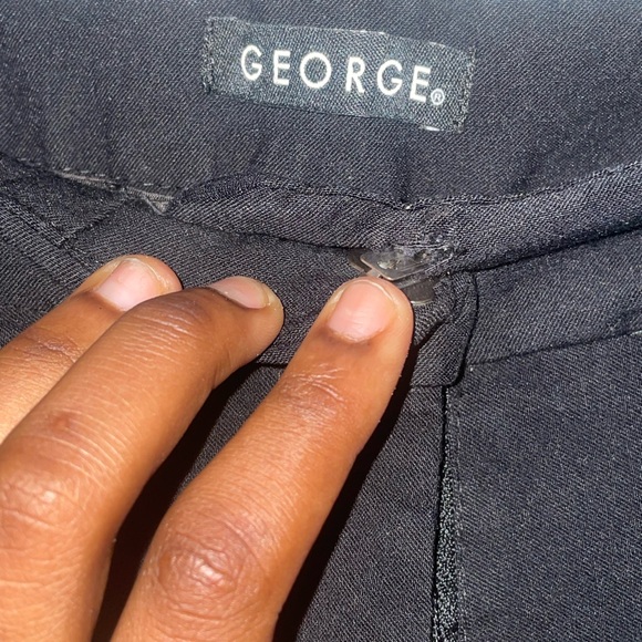 George Petite Black Dress Pants WITH USABLE POCKETS!! - Picture 8 of 10